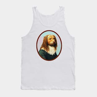 Léonard de Vinci Dog Painting Tank Top